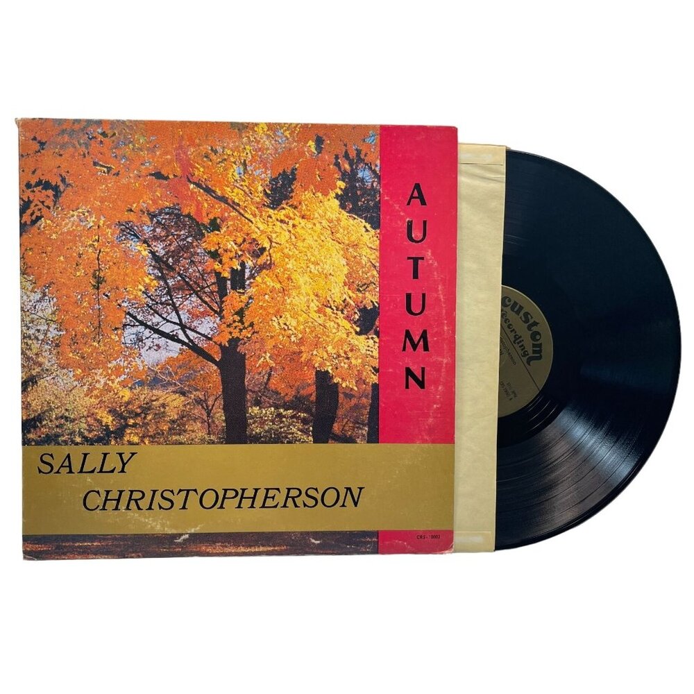 Sally Christopherson Autumn Vinyl LP Country SIGNED Custom Recordings VG+